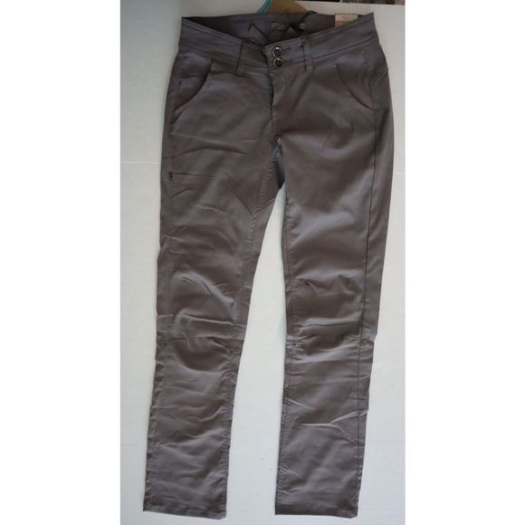 PrAna W4HATL113 Women's Sz 0 Moonrock Halle Straight - Tall Inseam 36" Pants $85 - Picture 1 of 10